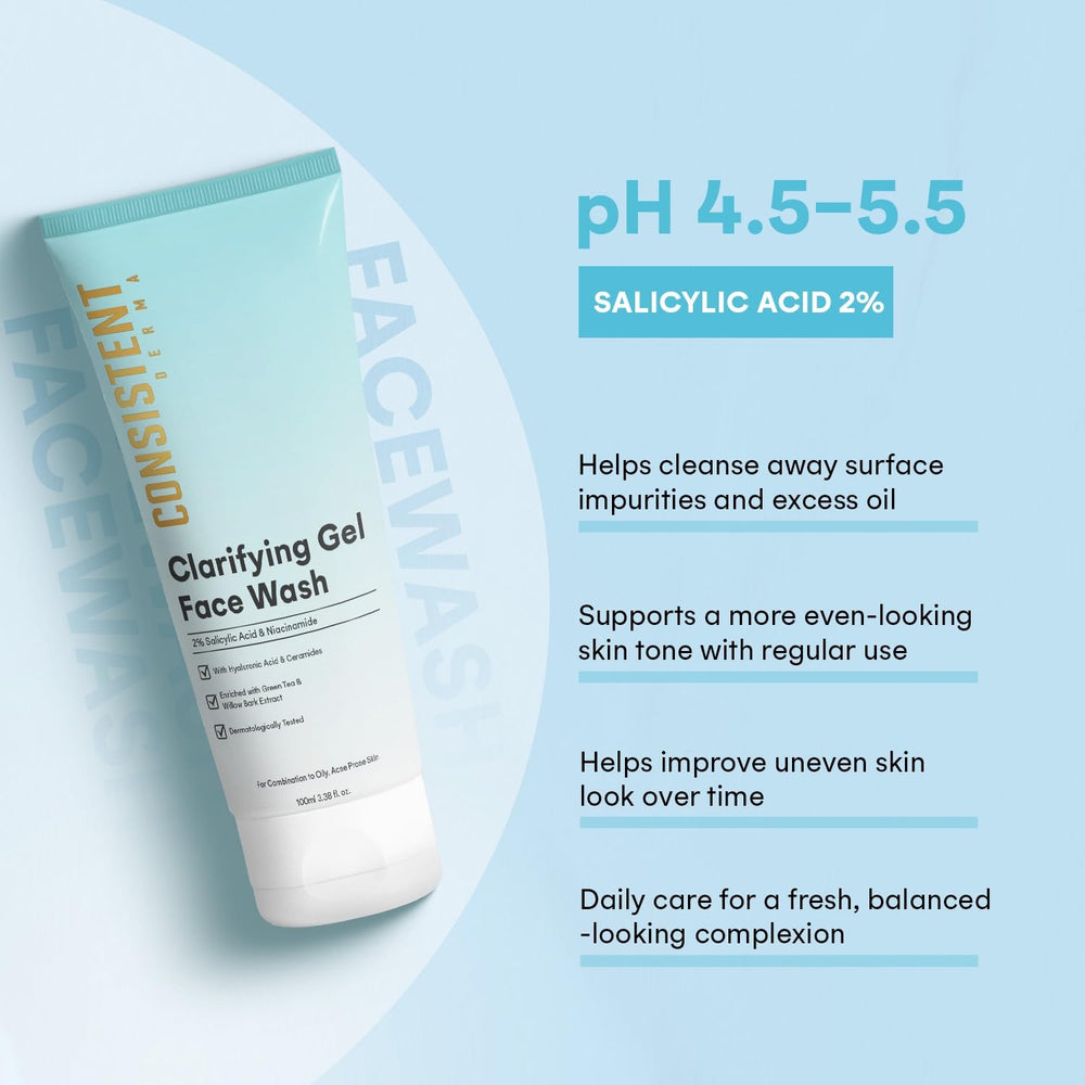 Clarifying Gel Face Wash with 2% Salicylic Acid