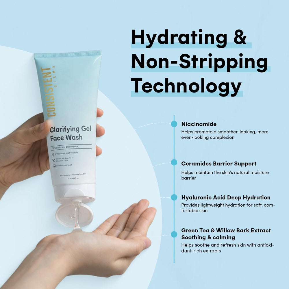 Clarifying Gel Face Wash with 2% Salicylic Acid