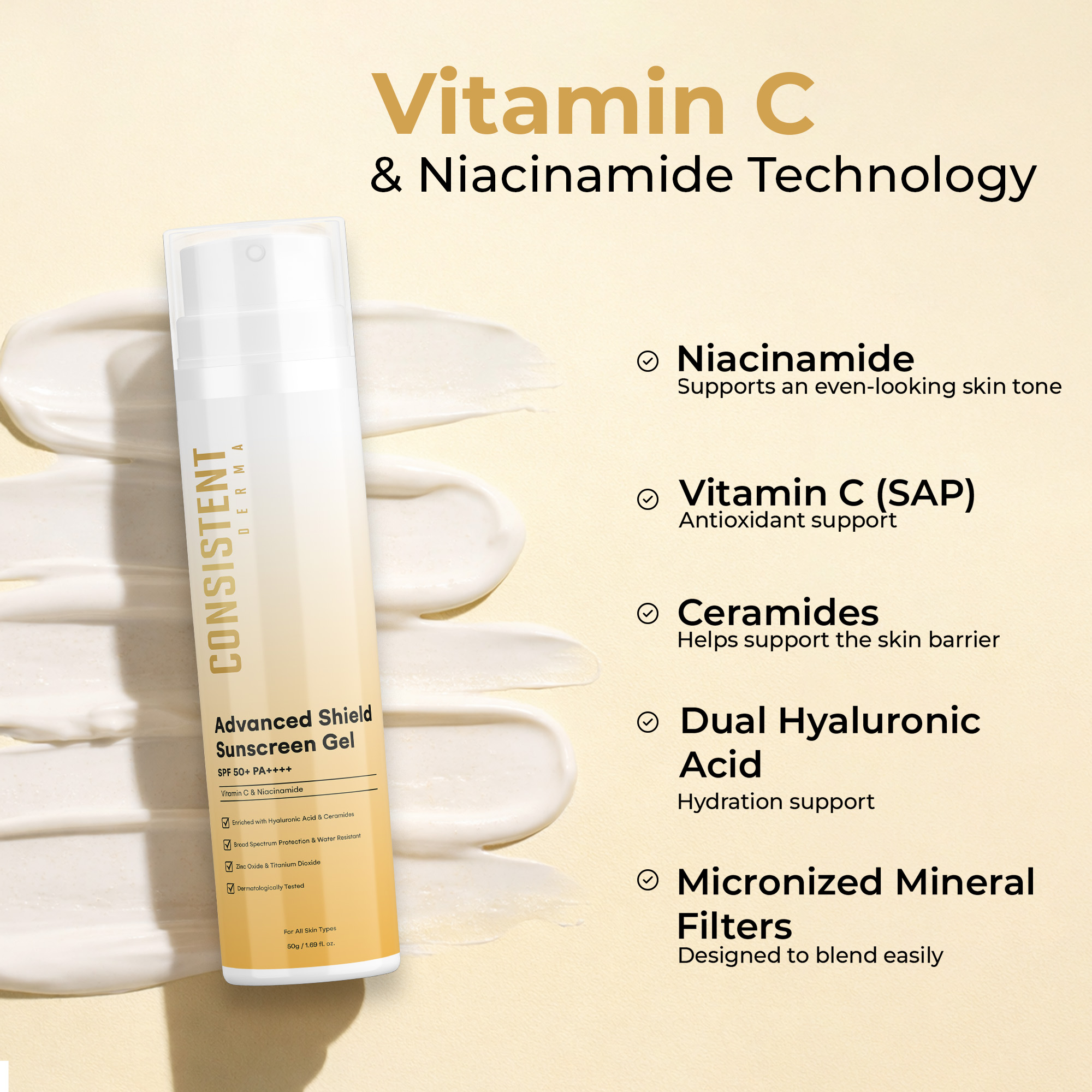 Advanced Shield Sunscreen Gel SPF 50+ - Image 5